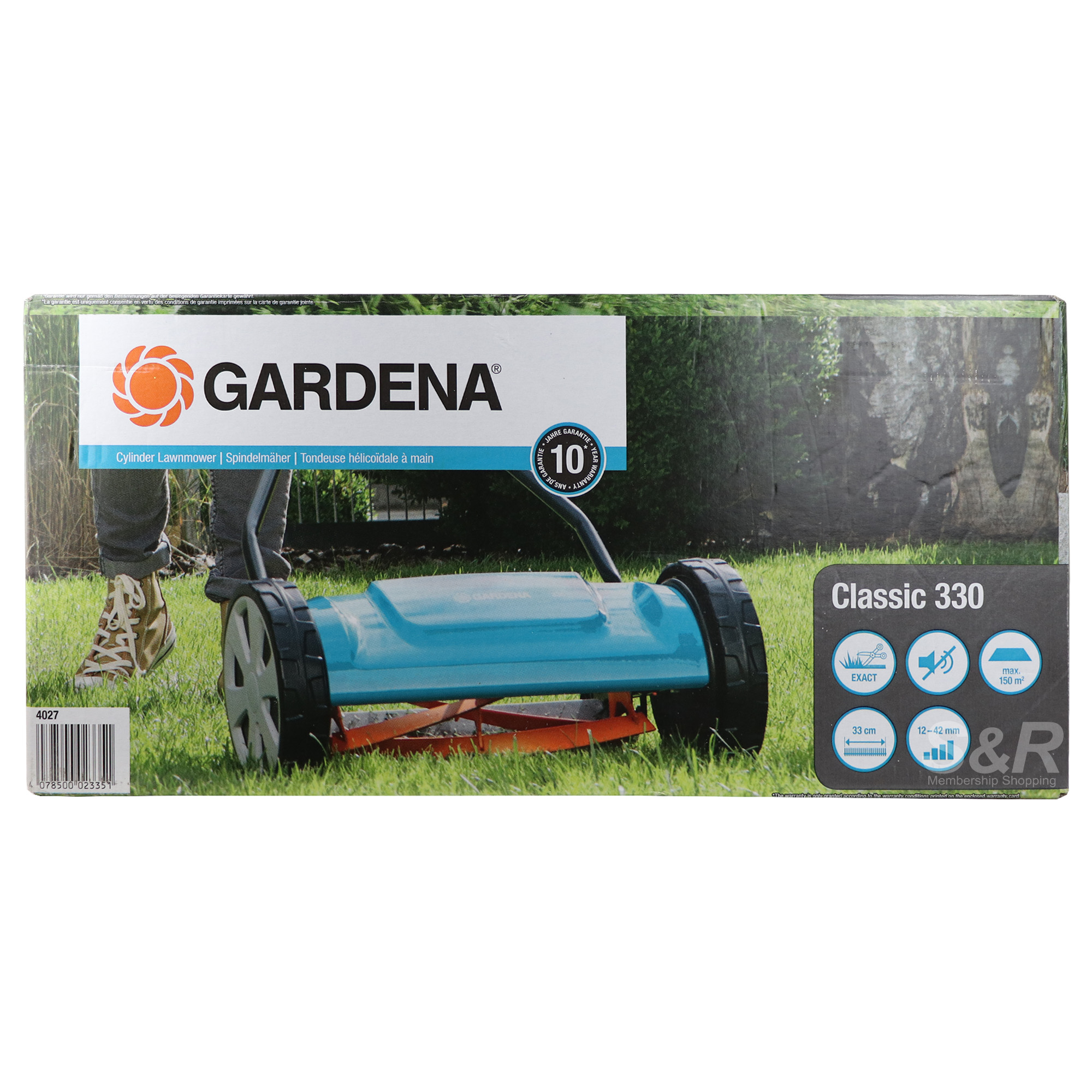 Gardena Classic 330 Cylinder Lawnmower